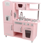Bucatarie roz de joaca pentru copii - Bucatarie Clasica Vintage Pink Kitchen Kidkraft